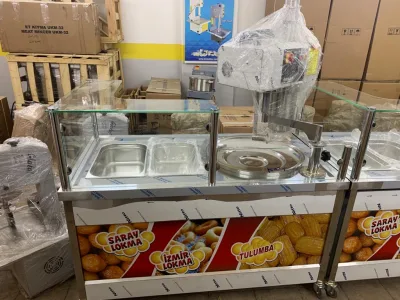 Tulumba Tatlısı Pişirme Tezgahı - Churros Tatlı Tezgahı