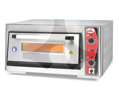 Atalay Tek Katlı Pizza Fırını 62 cm x 4 Pizza APF-62-1 