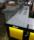 Çikolatalı Lokma Tezgahı - L Model 2 Parça Tezgah - 3 Adet Lokma Dolum Makinesi