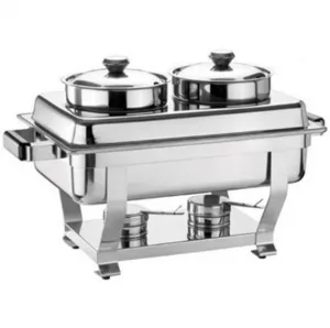 ''STOKTA YOK!'' Öztiryakiler Düz Kapaklı Chafing Dish - Reşo 2'li Çorbalık Elektrikli