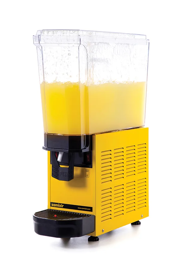 Samixir Tekli Şerbet - Limonata Makinesi - 20 litre Sarı Gövde Şerbet