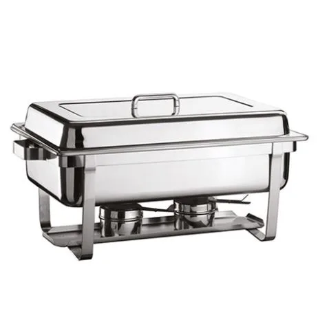 ''STOKTA YOK!''Öztiryakiler Düz Kapaklı Chafing Dish - Reşo Jel Yakıtlı Ekonomik