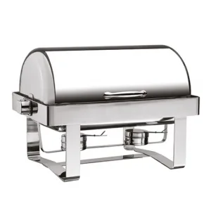 ''STOKTA YOK!'' Öztiryakiler Rolltop Kapak Chafing Dish - Reşo 180 Derece Açılır Kapaklı Elektrikli  