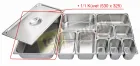 Polikarbon Gastronom Küvet 1/1 - 100 mm