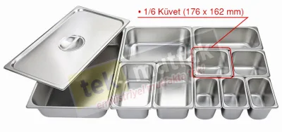 Gastronom Küvet 1/6 - 100 mm