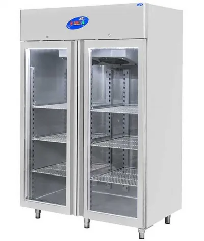 CSA İnox Dikey Tip Buzdolabı - 1200 Litre Camlı 304 KALİTE
