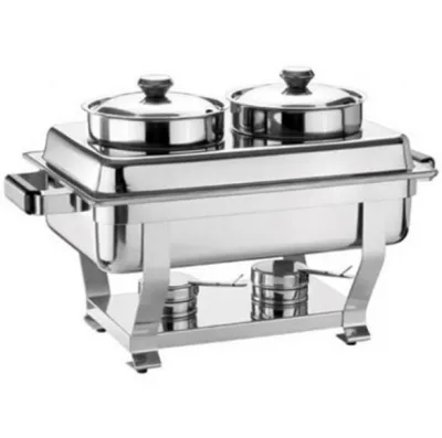 ''STOKTA YOK!'' Öztiryakiler Düz Kapaklı Chafing Dish - Reşo 2'li Çorbalık Elektrikli