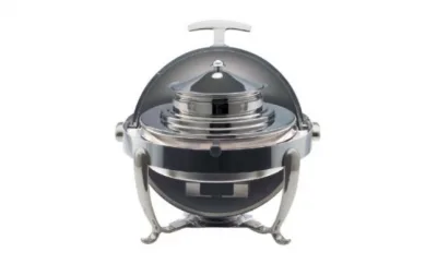Kayalar Rolltop Kapak Chafing Dish - Reşo Çorbalık 180 Derece Açılır Kapaklı Yuvarlak Elektrikli '' Fiyat Sorunuz ''