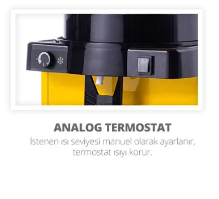 Samixir 2'li Şerbet - Ayran Makinesi - 44 Litre Sarı Gövde Ş+A