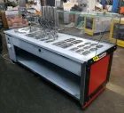 Çikolatalı Lokma Tezgahı - 3'lü Çikolata Dolum Makinesi - Lokma Sunum Tezgahı