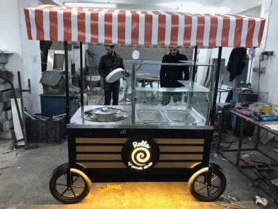 Lokma Tezgahı - Seyyar İzmir Lokma Tezgahı - 7 Litre lokma makinesi