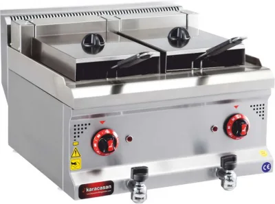 Karacasan Elektrikli Fritöz Çiftli - 600 Serisi Ekonomik Fritöz - 9 + 9 Litre ''FİYAT SORUNUZ''