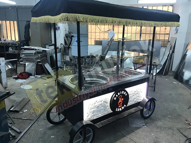 Lokma Tezgahı - Seyyar İzmir Lokma Tezgahı - 7 Litre lokma makinesi