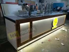 Çikolatalı Lokma Tezgahı - 3 Adet Lokma Dolum Makinesi - Tek Parça Tezgah