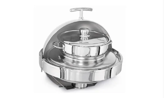 Kayalar Rolltop Kapak Chafing Dish - Reşo Çorbalık Ankastre 180 Derece Açılır Kapaklı Yuvarlak Elektrikli '' Fiyat Sorunuz ''