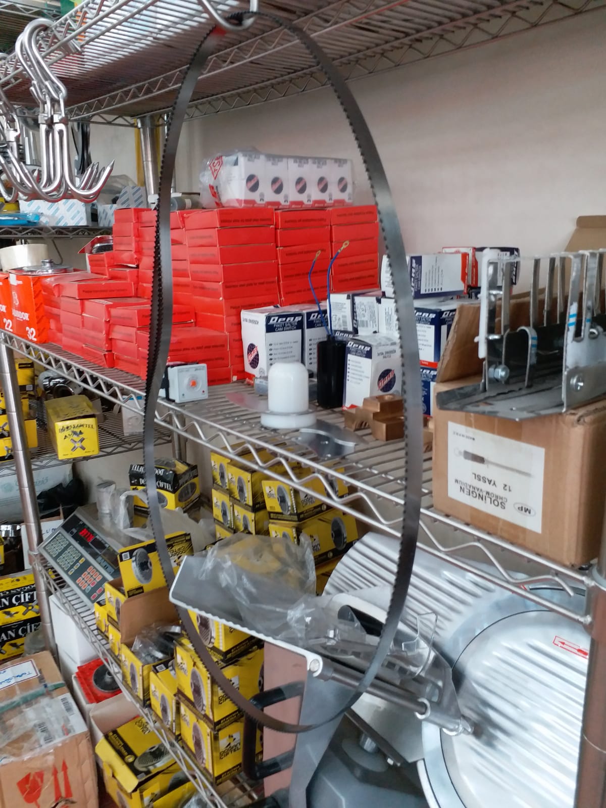 Boğaziçi Et Kemik Testeresi Yedek Şerit - Testere - Orjinal Boğaziçi Yedek Testere 1840 mm ( 5'li Paket) 