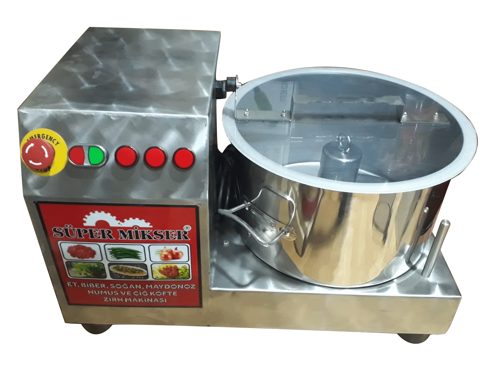 Süper Mikser Setüstü Zırh Makinesi, Et Sebze Parçlama ve Humus Makinesi''FİYAT SORUNUZ''