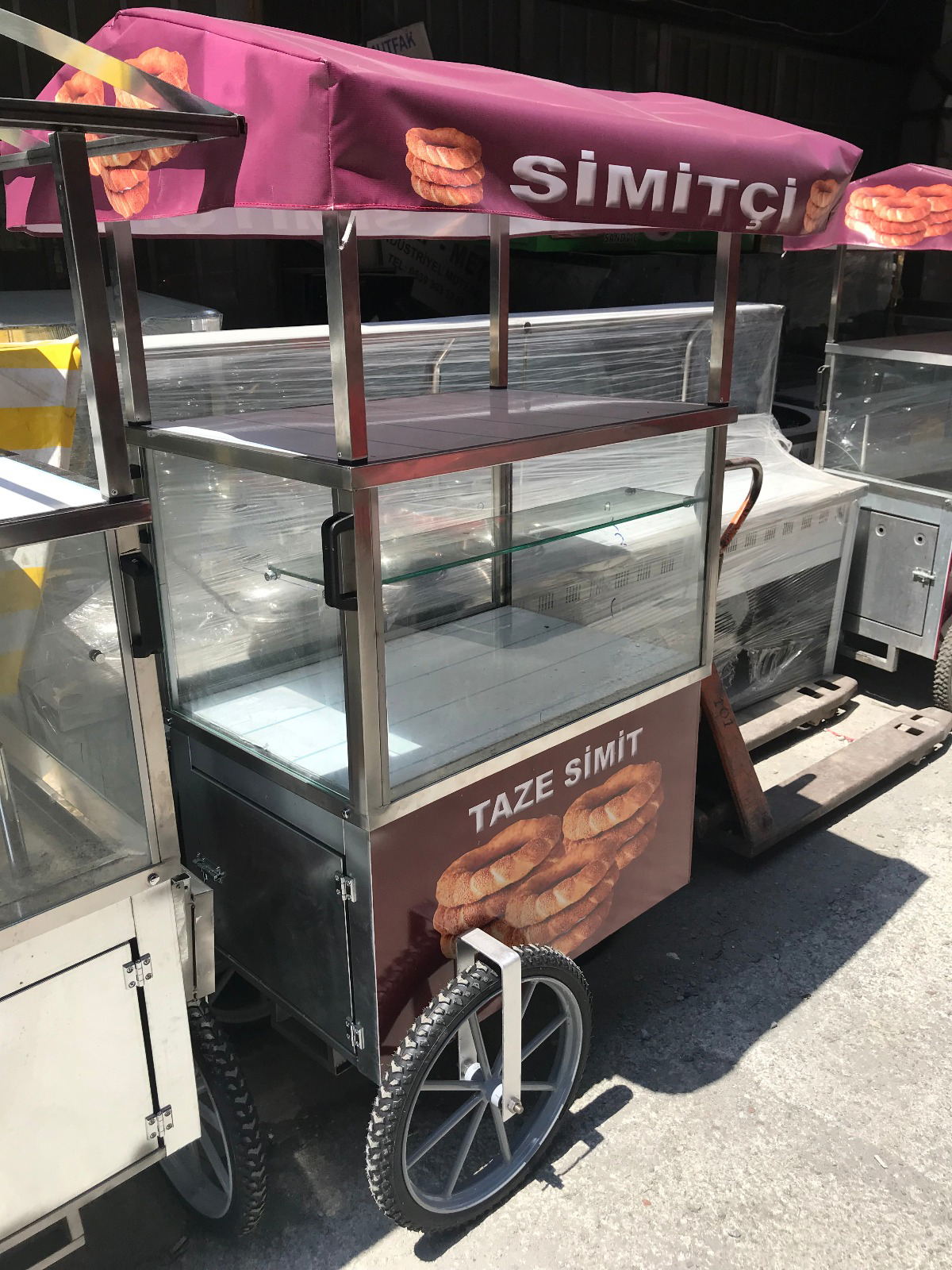 Simit Arabası Tenteli