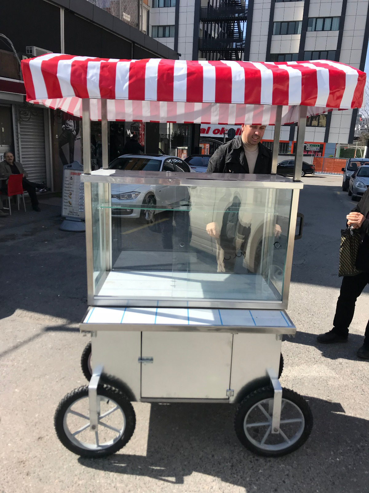 Simit Arabası Tenteli